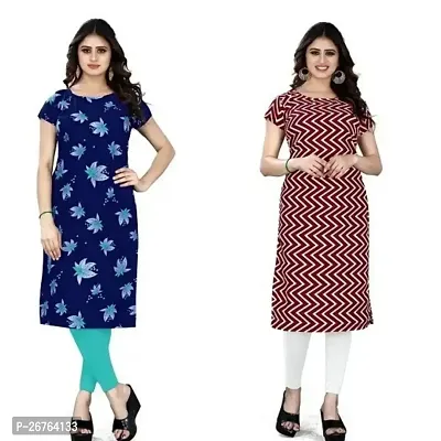 Fancy Crepe Kurtas For Women Pack Of 2