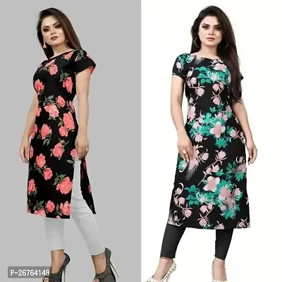 Fancy Crepe Kurtas For Women Pack Of 2