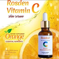 Rosden Vitamin C Serum for Face Enrich with Turmeric  Aloevera Extract for Skin Brightening Face Wash  (30 ml)-thumb1