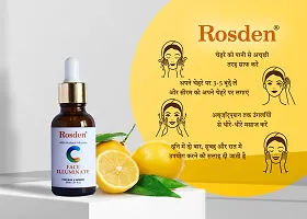 Rosden Vitamin C Serum for Face Enrich with Turmeric  Aloevera Extract for Skin Brightening Face Wash  (30 ml)-thumb3