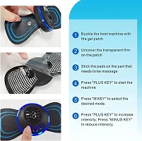 Mini Massager Butterfly for Pain Relief EMS Body Massager rechargable-thumb1