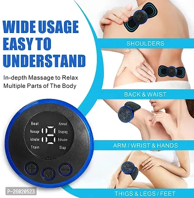 Mini Massager Butterfly for Pain Relief EMS Body Massager rechargable-thumb3