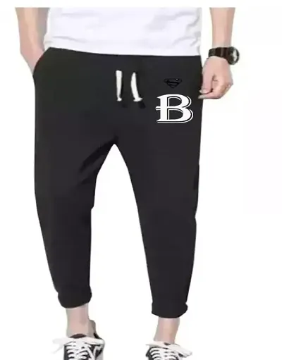 Stylish Blend Regular Track Pants For Men