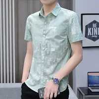 Reliable Cotton Printed Short Sleeves Casual Shirts For Men-thumb3