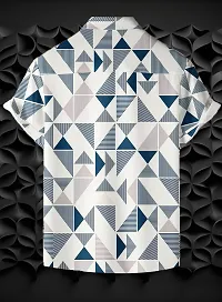 LAMBOO Men Premium Printed Goa Print Lycra Slim Fit Printed Cut Away Collar Casual Shirt-thumb1