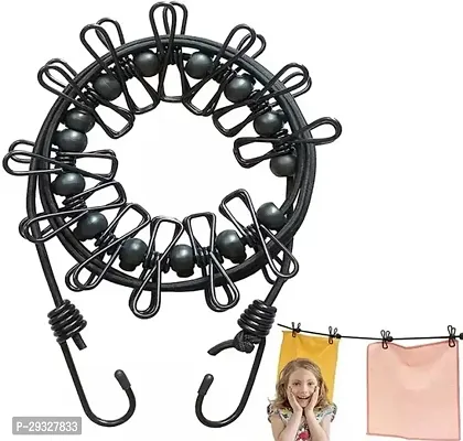 Multi Functional Drying Rope with 12 Clips