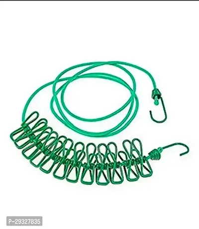 Multi Functional Drying Rope with 12 Clips-thumb0