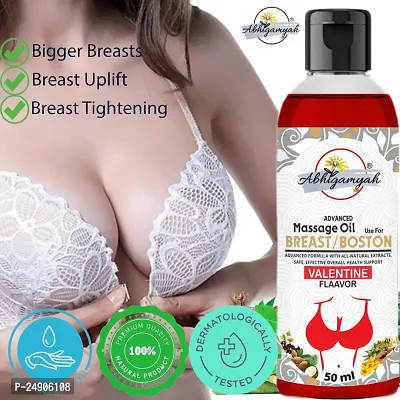 RED ROSE Bigger Breasts Enlargement Tighten Massage Oil Its Breast Growth  Tighten Massage Oil for Women- STRAWBERRY,RED ROSE OIL,COCONUT OIL,ALMOND OIL,SUNFLOWER OIL  FENUGREEK OIL Relieves Stress-thumb0