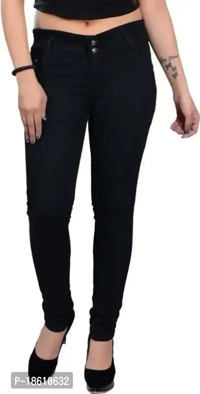 Saurabhanchal Cotton Jeans for Women  Teenagers-thumb0