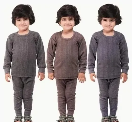 Wool thermals for boys and girls for winter wear (pack of 3pc)