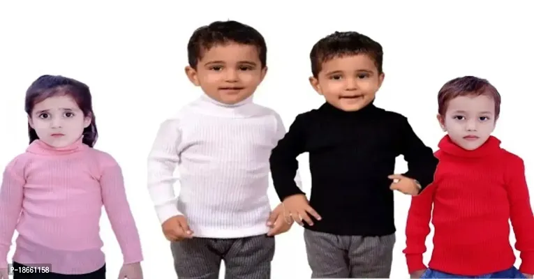 Saurabhanchal wool inner for boys and girls in different colours for winter wear (pack of 4pc)