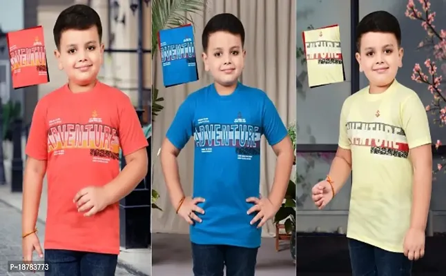 Saurabhanchal CottCotton t-shirts for boys (pack of 3pc)