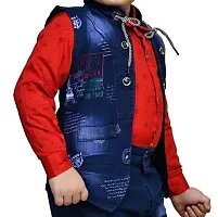 saurabhanchal  red denim clothing sets for boys (6months-10years) in different colours-thumb3