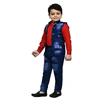 saurabhanchal  red denim clothing sets for boys (6months-10years) in different colours-thumb2