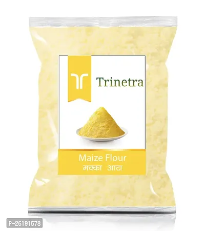 Trinetra Makka Atta (Maize Flour) 500gm Pack-thumb0