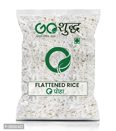 Goshudh Poha (Flattened Rice) 500gm Pack-thumb0
