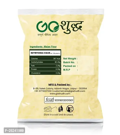 Goshudh Makka Atta (Maize Flour)- 500gm Pack-thumb2