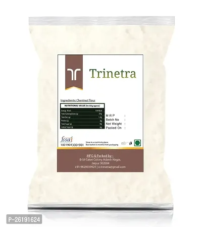 Trinetra Singhada Atta (Chestnut Flour) 250gm Pack-thumb2