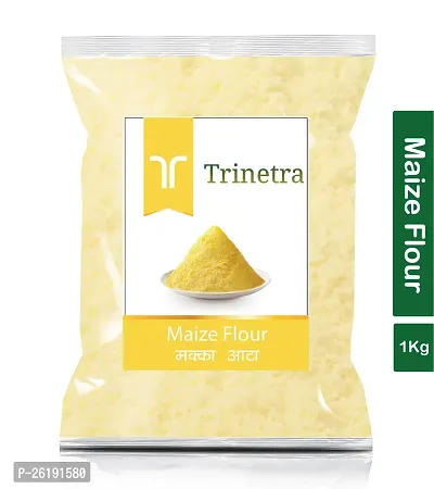 Trinetra Makka Atta (Maize Flour) 1Kg Pack