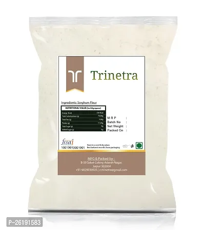 Trinetra Jowar Atta (Sorghum Flour) 500gm Pack-thumb2