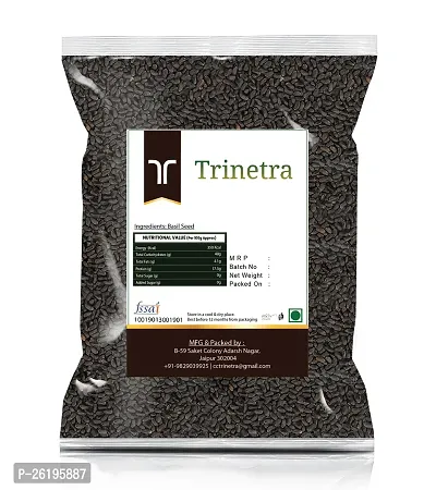 Trinetra Sabja Seed (Basil Seed) 500gm Pack-thumb2