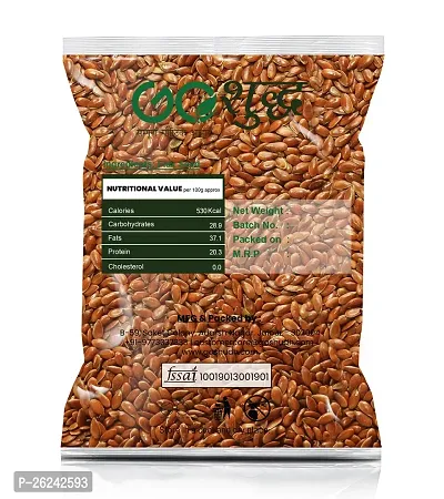 Goshudh Alsi Seed (Flax Seed) 1Kg Pack-thumb2