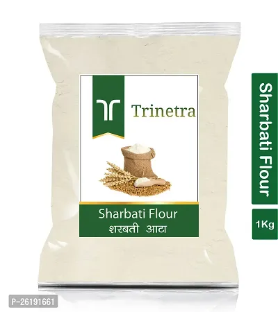 Trinetra Mp Sharbati Wheat Flour 1Kg Pack
