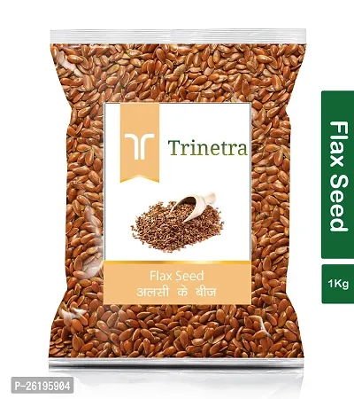 Trinetra Alsi (Flax Seed) 1Kg Pack-thumb0