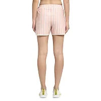 Rute Women Pink Slim Fit Self Design Smart Shorts-thumb4