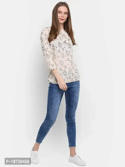 RUTE Women's Viscose Raglan Floral Top with Plus Size (2XS to 10XL)-thumb5