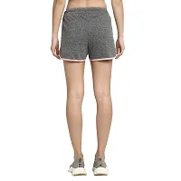 Rute Women Grey Slim Fit Smart Shorts-thumb4