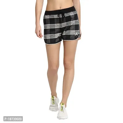 Rute Women Multi Slim Fit Solid Smart Shorts