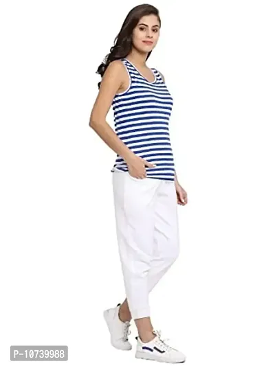 RUTE Blue T-Shirt Sleeveless for Women-thumb3