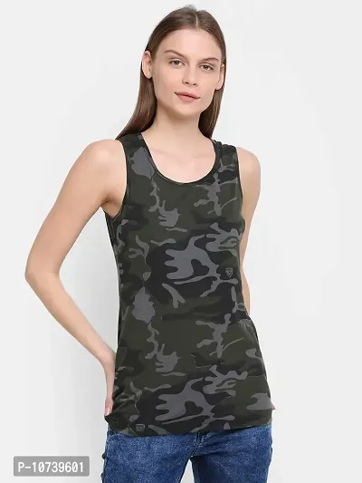RUTE Women's Cotton Jersey Sleeveless Printed Top with Plus Size (2XS to 10XL)