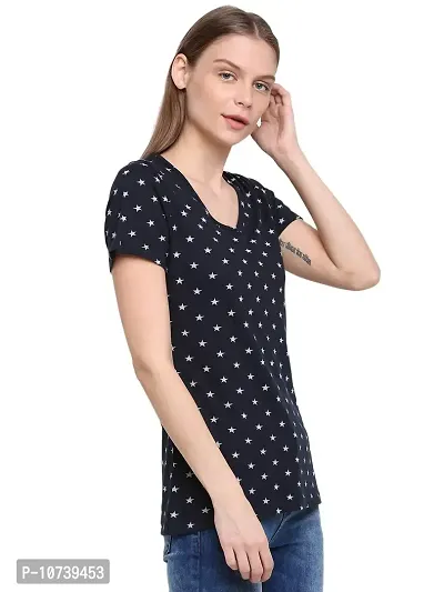 RUTE Cotton Jersey Half Sleeves Printed T-Shirts for Women-thumb2
