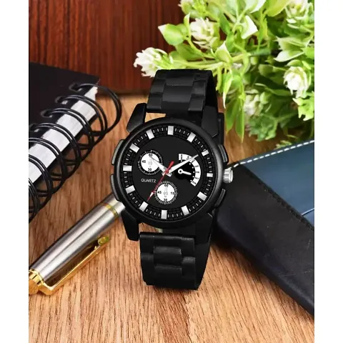 Stylish Men Metal Analog Watch