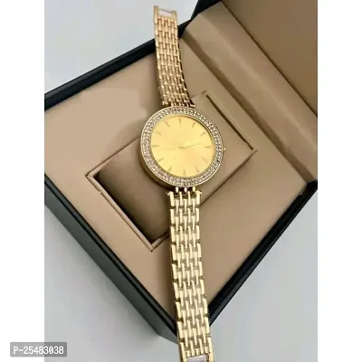 Bolun Gold Diamond Cash BD Metal Girls and Women Watch-thumb2