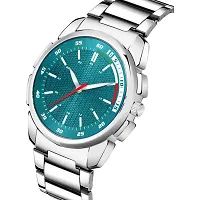 Stylish Green Dial Analog Watch For Men-thumb1