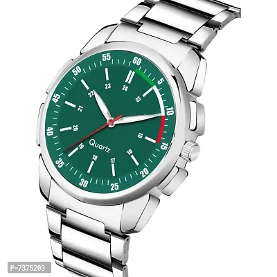 Stylish Green Dial Analog Watch For Men-thumb2