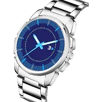 Stylish Blue Dial Analog Watch For Men-thumb1