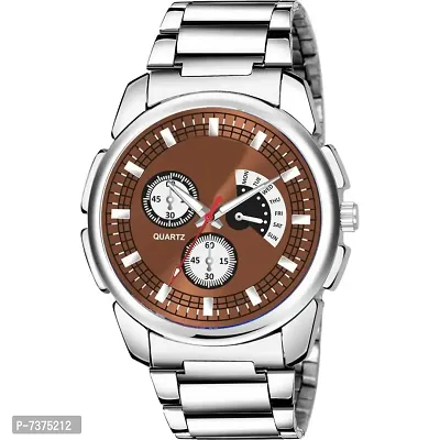 Stylish Brown Dial Analog Watch For Men