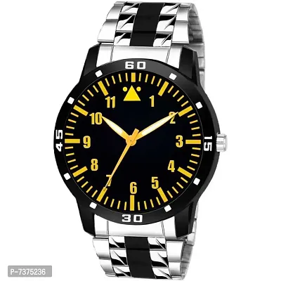 Stylish Black Dial Analog Watch For Men