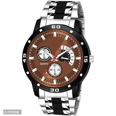 Stylish Brown Dial Analog Watch For Men