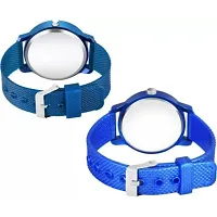 Bolun Blue Avenger Dial PU Strep Couple Men And Women Watch-thumb2