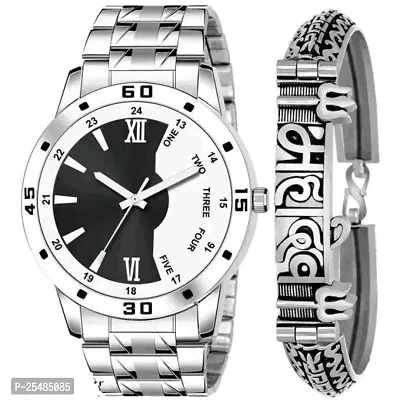 Bolun BR Metal and Kadu Silver Men And Boys Watch-thumb0