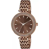 Bolun Brown Diamond Cash BD Metal Girls and Women Watch-thumb1