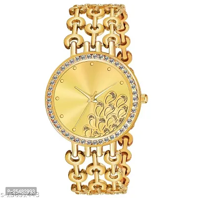 Bolun Gold Peacock Metal Girls and Women Watch-thumb3