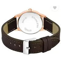 Bolun Black 4Figure Dial Rose Rl Cash Leather Brown Belt Analog Women and Girls Watch2-thumb3