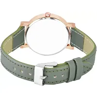 Bolun Meena Dial Rz Cash Green Leather Analog Women and Girls Watch-thumb3