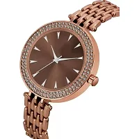 Bolun Brown Diamond Cash BD Metal Girls and Women Watch-thumb2